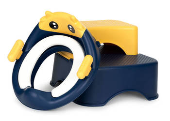 Nakładka na toaletę ze schodkami podestem dla dzieci ECOTOYS