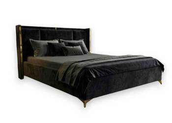 Łóżko ROKO sypialnia z pojemnikiem 180x200 CZARNA