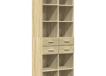 Wysoka szafka dąb sonoma 70x425x185 cm WM-3281464