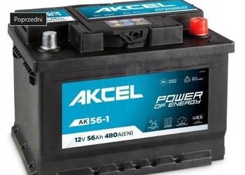 Akumulator Akcel 56Ah P+ 480A