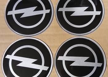 emblematy logo naklejki znaczki felgi dekielki kołpaki Opel 55mm silikon