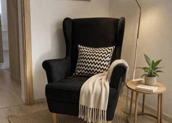 Fotel Uszak Czarny, Różne Kolory, Dostawa 0zł!