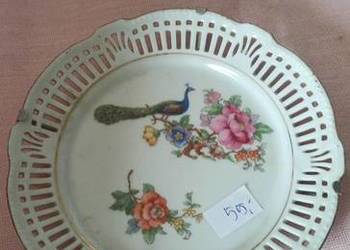 Talerzyk deserowy. Z pawiem. Schwarzenhammer do powieszenia