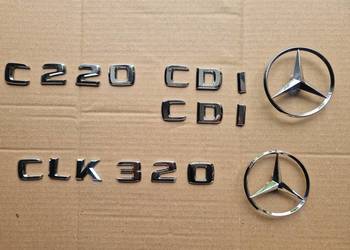 Znaczki mercedesa C klasa CDI  SLK