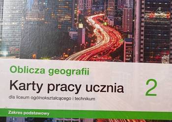 Oblicza geografii 2 używane karty pracy najtańsze księgarnie