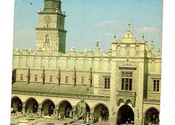 KRAKÓW POMNIK ADAMA MICKIEWICZA SUKIENNICE WIEŻA RATUSZOWA