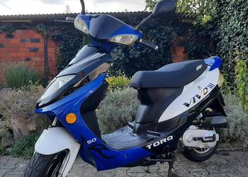 Zadbany skuter Torq Vivo 50 4t 2017r 1wł 13360km 60km/h gaźnik