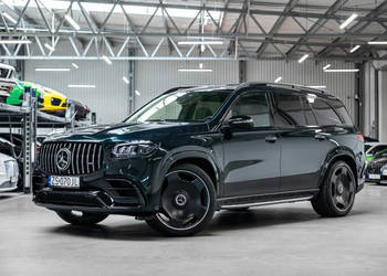 Mercedes GLS Klasa 63 AMG 612 KM. Krajowy. Zieleń Szmaragdu. Gwarancja.