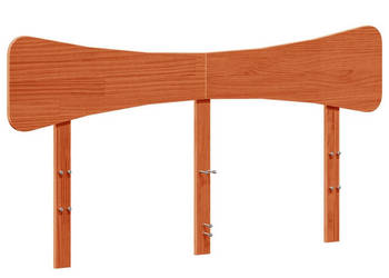 Wezgłowie do łóżka woskowy brąz 140 cm lite drewno sosnowe WM-844780