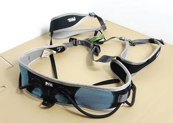 Uprząż wspinaczkowa Petzl Corax Rozmiar 2 (rozmiar L-XL) – Szara / Turkusow