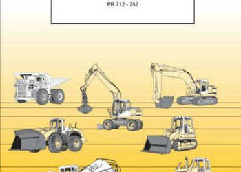 Liebherr PR LR RL 764 722 732 742 instrukcja napraw/ obslugi