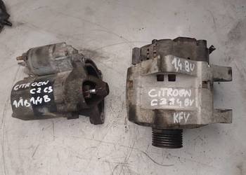CITROEN C2 C3 PEUGEOT 206 1,4 8V rozrusznik alternator 1,1
