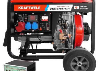 AGREGAT GENERATOR PRĄDOTWÓRCZY 7,8KW DIESEL 3F ATS