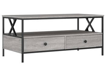 Stolik kawowy szary dąb sonoma 100x51x45 cm WM-835302