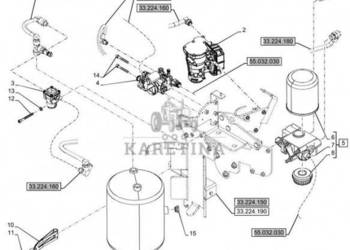 New Holland T6090 T6070 Odbiornik suszarka 84170919