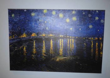 REPRINT - obraz - van Gogh  - Gwiaździsta noc nad Rodanem - 120zł REPRINT - obraz - van Gogh  - Gwiaździsta noc nad Rodanem - 120zł