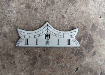 36 Wychylnik wahadła starego zegara tzw porcelanka