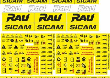 Naklejki rau sicam i inne