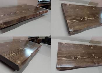 BLAT DREWNIANY 40x90cm gr 4,5cm solidny blat pod umywalkę blaty z drewna
