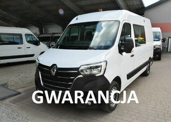 Renault Master średniak 7 osobowy brygadówka doka pełna opcja