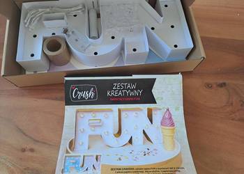 Fun Świecący Napis Neon Fun Zestaw kreatywny craft crush
