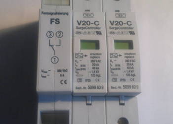 Ogranicznik przepięć; V20-C/2-fs-280 ; 2-pole  fuse monit