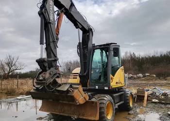 Usługi Koparką kołową Mecalac 714MW, Roboty Ziemne,