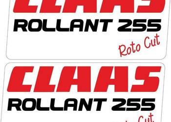 naklejki claas rollant 255 roto cut