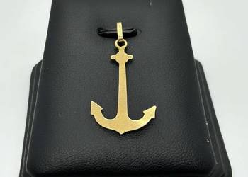 Złota zawieszka pr 585 1,10g Kotwica