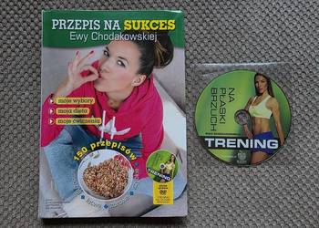 Przepis na sukces Ewy Chodakowskiej + DVD "Trening na płaski brzuch"