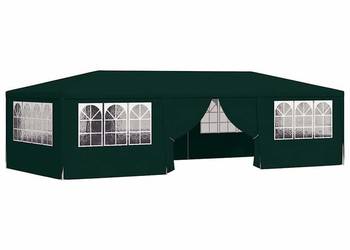 vidaXL Namiot imprezowy ze ściankami, 4x9 m, zielony(SKU:48540)