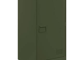 Szafka oliwkowa 345x39x73 cm stal WM-841713