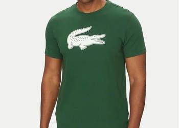 T-shirt męski Lacoste Ultra-DRY - zielony L, nowy model