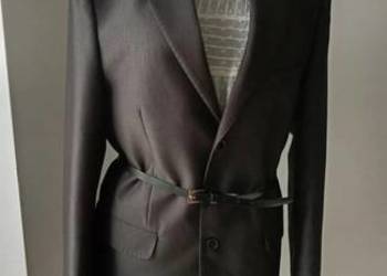 Marynarka Wełniana wool czarna o kroju męskim Pinterest Old money retro Ove