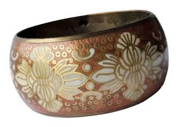 VINTAGE INDIE NEPAL ELEGANCKA BRANSOLETKA BANGLA LOTOS PADMA YOGA VINTAGE INDIE NEPAL ELEGANCKA BRANSOLETKA BANGLA LOTOS PADMA YOGA