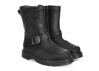 Botki męskie motocyklowe na traperze (roz 36 - 41)