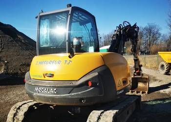 Koparka  mecalac 6 M C R Pług