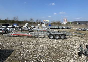 Przyczepa podłodziowa do 9.7m 3500DMC TEMAred największa i n