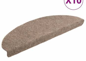 vidaXL Maty na schody samoprzylepne 10 szt. 65x21x4 cm (SKU:149717)