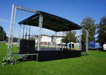 Scena Mobilna Estrada 8x6+Nagłośnienie D&B+Światło