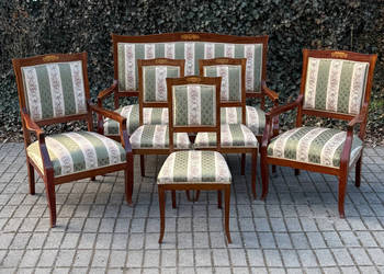 -ARTexpert- komplet salonowy sofa fotel krzesło stolik