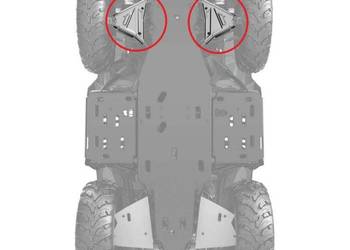 Przednie aluminiowe osłony wahaczy Can-Am Outlander BRP 715005305