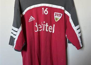 Vintage VFB STUTTGART 1999 - 2000 - nr 16 CARNELL adidas - L/XL UNIKAT