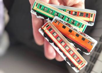 Magnesy lokomotyw i wagonów na lodówkę Seria I PKP 90 Magnesiki-Kolejowe.pl