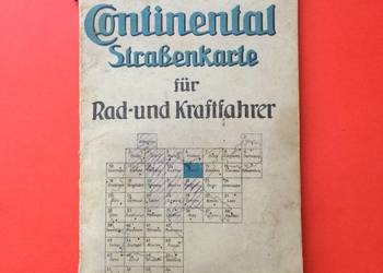 ( 163 ) Mapa Continental Strassenkarte Stettin