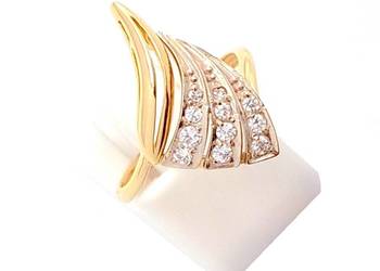 WYPRZEDAŻ!-25% Pierścionek r.12 Złoty pr.585 Glamour Z-727