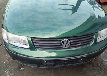 KOMPLETNY PRZÓD MASKA ZDERZAK LAMPY BŁOTNIK VOLKSWAGEN PASSAT B5 LC6M