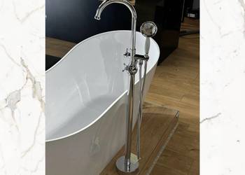 Besco Retro I bateria wannowa wolnostojąca chrom połysk, BES-BW-RI-CH