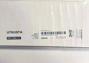 Nowy front szuflady Ikea Utrustaniski biały 60 cm