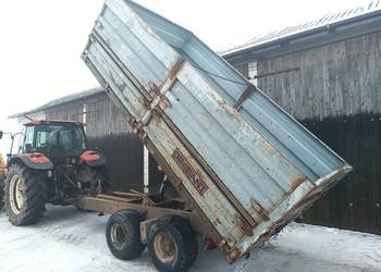 Przyczepa tandem wywrotka na 3 strony 11t ze Szwecji